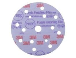 3M™ Hookit™ Purple Finishing Film Abrasive Disc 260L, 51157, 6 in, Dust Free, P1000, 50 discs per carton, 4 cartons per case