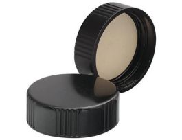 CAP BLACK PLAS 33-400 100/CS