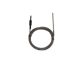 Thermistor Probe, 304 SST, 5 / 32" Dia, 4.5" L, Phono Plug, 10ft Lead