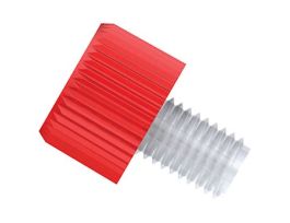 Tubing End Fitting, 1/8" OD flared tubing, M6 ISO(M), white PC; 6/pk