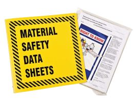 2-1/2" MSDS Yellow Binder