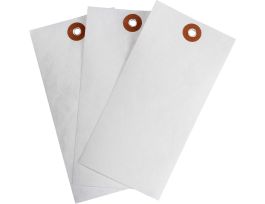 Blank Tyvek® Tags 5.25 in H x 2.625 in W White Pack of 1000 Tags