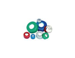 Open Top Aluminum Seals, Blue, 13mm, 1000/CS