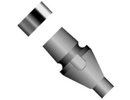 VHP LiteTouch Ferrule, PK, 1/32" OD Tubing, 10-32 Coned; 10/PK