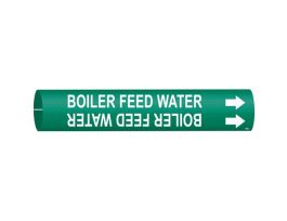 Boiler Feed Water Pipe Marker, Fits Pipes 0.75" Dia. Thru 1.375" Dia.