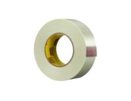 Scotch® High Strength Filament Tape 890RCT, Clear, Variable Width x 500 m, 8 mil