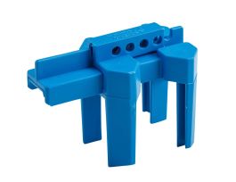 Small Ball Valve Lockout Device, Blue Pipe Diameter Range: 1/2 to 2-1/2 in