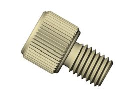 Gripper Fitting, M6 ISO thread, 1/16" OD tubing, PEEK; 10/pk