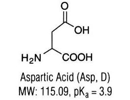 L-ASPARTIC ACID WT PWD NON ANML 500GM
