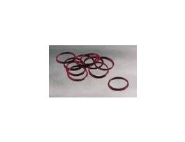 Pour Rings for Brand 1395 Media Bottles, high temperature, red