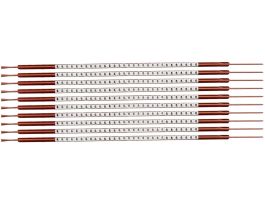 ClipSleeve Wire Markers Size 03 Nylon 26 AWG - 24 AWG, 6 Pack of 300 Each