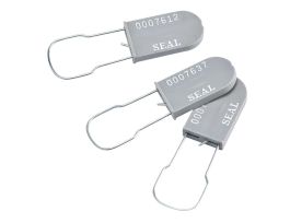 Padlock Plastic Seals, Gray