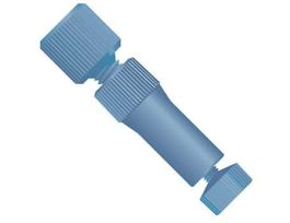 MicroTight Adapter Assy, True ZDV, Blue PEEK, 1/16" to 360m OD, 10-32 to 6-32