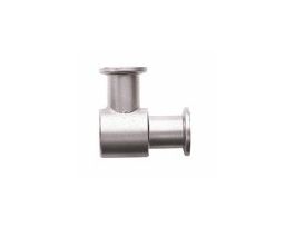 Flange Elbow Vacuum Pump Fitting, Aluminum, NW 25