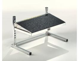 FOOTREST CHROME ADJ 7.6-27.9CM
