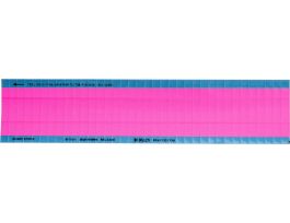 NEMA Wire Marker Permanent Adhesive Vinyl 0.75in H x 0.25in W Pink PK/25 Crds