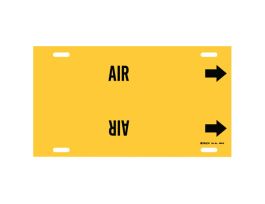 AIR Pipe Marker, 24" W, Fits Pipes 8" Dia. Thru 9.875" Dia.