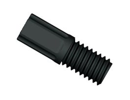 Compact Tubing End Fitting, Type S/P, 1/8"OD, 1/4"-28 UNF(M), mixed PP; 8/pk