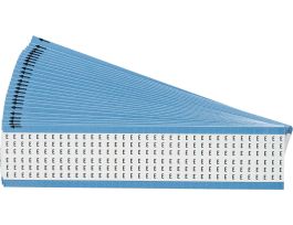 Alphabetical Vinyl Cloth Upper Case Wire Marking Cards, E 900 Total