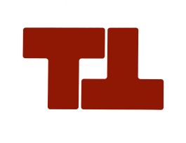 ToughStripe® Floor Marking Tape T-Shaped  Marks -  Polyester, Solid Color, Red, 3" x 8"