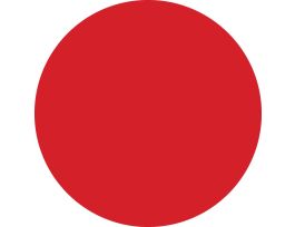 Color-Coded Dots 1.5 in Dia Red 500/RL