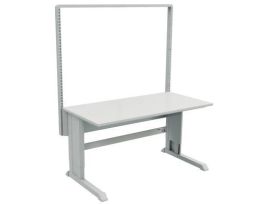 30X48 MANUAL+PHENOLIC TOP+SGL UPRIGHTS