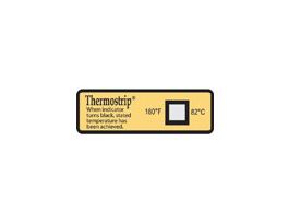 Irreversible Thermostrip Disinfection Indicator, 180F/82C; 24/Pk
