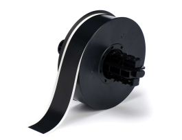 B30 Series Low-Halide Polyester Labels 1.125 in W x 100 ft L Black