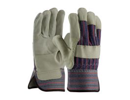 Top Grain Cowhide, Econ Grade, Gunn Cut, Reinforced Palm, SC