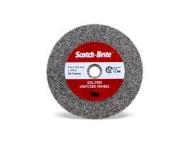 Scotch-Brite™ EXL PRO Unitized Wheel, EX-UW, 8A Coarse, 8 in x 4.5 mm x 1 in, 10 ea/Case
