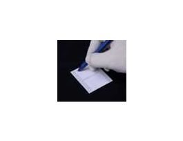Blank Adhesive Labels w/ Clear Overlay, 1-3/8" W x 3/8" H; 25/Pk