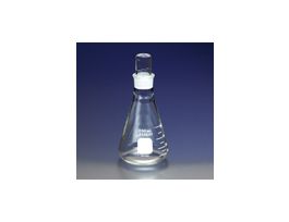 5020 Stoppered Erlenmeyer Glass Flask, 25 mL, 6/pk