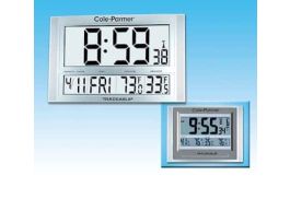 Traceable Large Digit Radio Atomic Clock with Indoor Humidity and Calibration