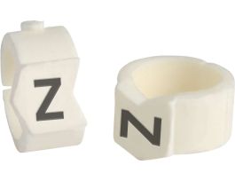 ClipSleeve Wire Markers Size 36 Nylon 4 AWG - 2 AWG, Z Pack of 50 Pieces