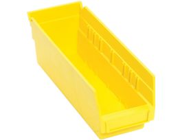 11 5/8INX 4 1/8INX 4IN SHELF BIN-YELLOW