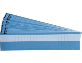 Write-On Self-Lam Vinyl Lbls 0.75in H x 0.344in W WT/CL 25/PK