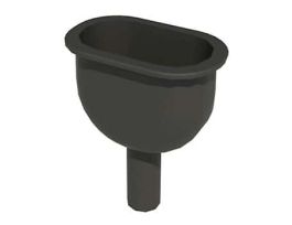 Bench Fume Hood Work Surface Right Side Cutout and Cup Sink