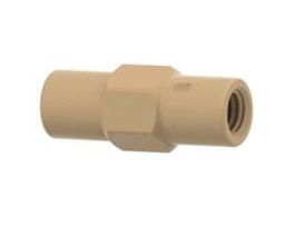 High-Pressure Union Body, for NanoTight Sleeves or 1/16" OD Tubing, PEEK, 0.005" ID, 10-32 Coned; 1/EA
