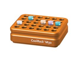 Cooling Block, 30 x 1.5/2 mL Microcentrifuge Tubes; Orange
