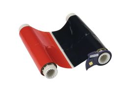 BBP85 Series R10000 Printer Ribbon, Roll of 200', Black/Red, 6.25" W