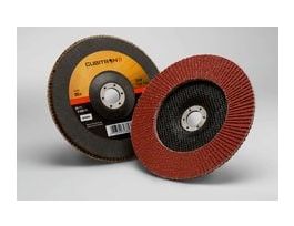 3M™ Cubitron™ II Flap Disc 969F, 60+, T27 Quick Change, 7 in x 5/8"-11, 5 ea/Case