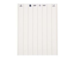 Laser Printable Poly Lbl Blanks 0.25 in H x 0.8 in W White 33/PK