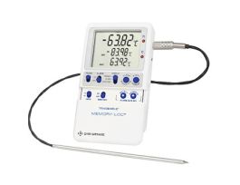 Traceable Memory-Loc Datalogging Low-Temp Thermometer with Calibration; 1 SS Probe
