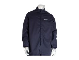 25 Cal FR Jacket, Multi Layer, Cotton, NFPA 70E/ASTM F1506, Navy, 4X