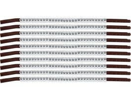 ClipSleeve Wire Markers Size 15 Nylon 14 AWG - 12 AWG, U Pack of 300 Each