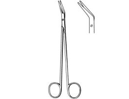 DEBAKEY VASC SCISSORS 25ANG 7IN