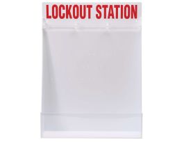 Empty Cabinet-style Wall-mounted Lockout Tagout Stations 26 in H x 19.5 in W x 5 in D