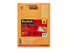 Scotch™ Poly Bubble Mailer 4-Pack, 8915-4, 10.5 in x 15.25 in Size #5, 12 Packs/Cs