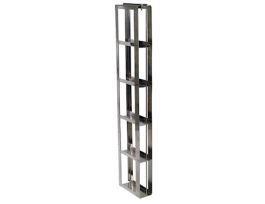 Vertical/Chest Half Rack for Standard 2" Boxes, 5 box capacity