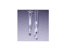 Limited-Volume Insert, Glass w/Bottom Spring, 250L; 100/pk